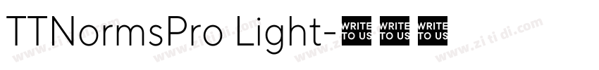 TTNormsPro Light字体转换